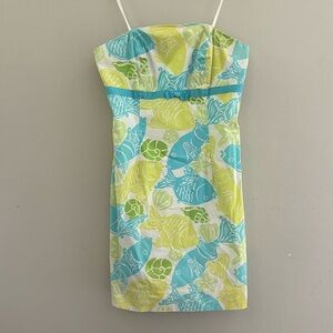 Strapless vintage Lilly Pulitzer dress